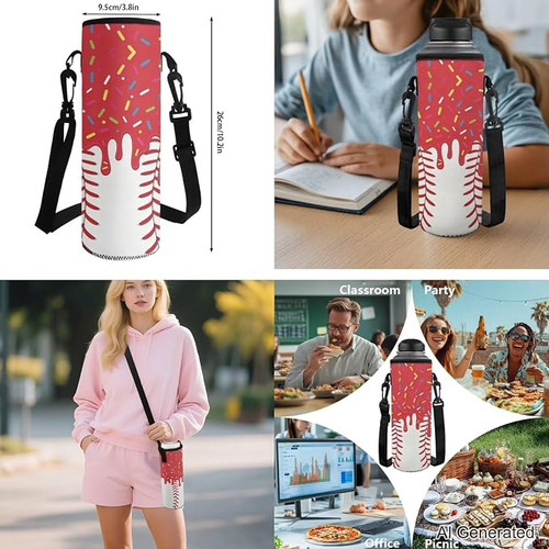 Neoprene water bottle - bottle, cover
